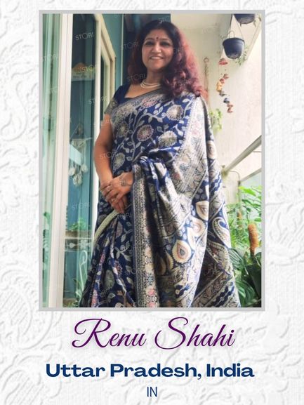 Renu Shahi in STORI Chikankari Saree