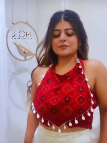 Ria Kriplani in STORI Best Selling Navratri Blouse
