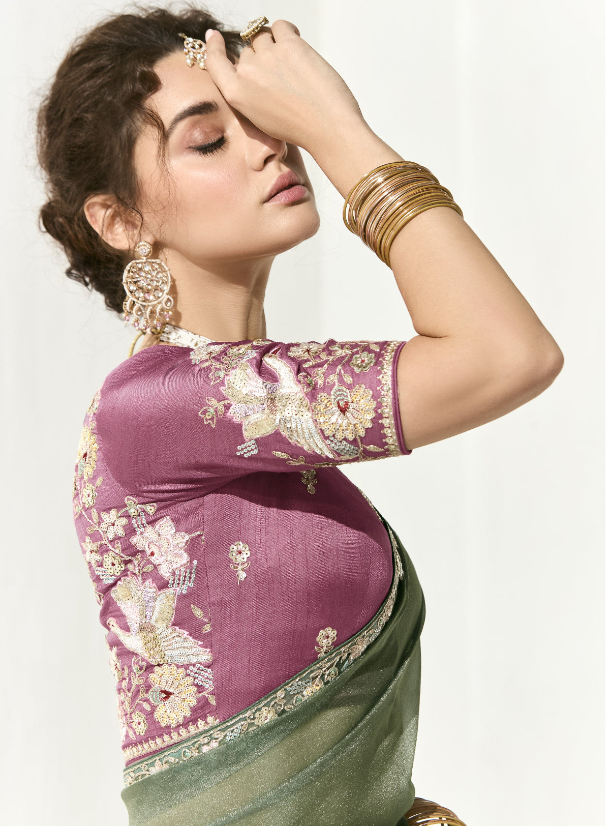 Shop Bridal Tissue Silk Sarees Online - STORI