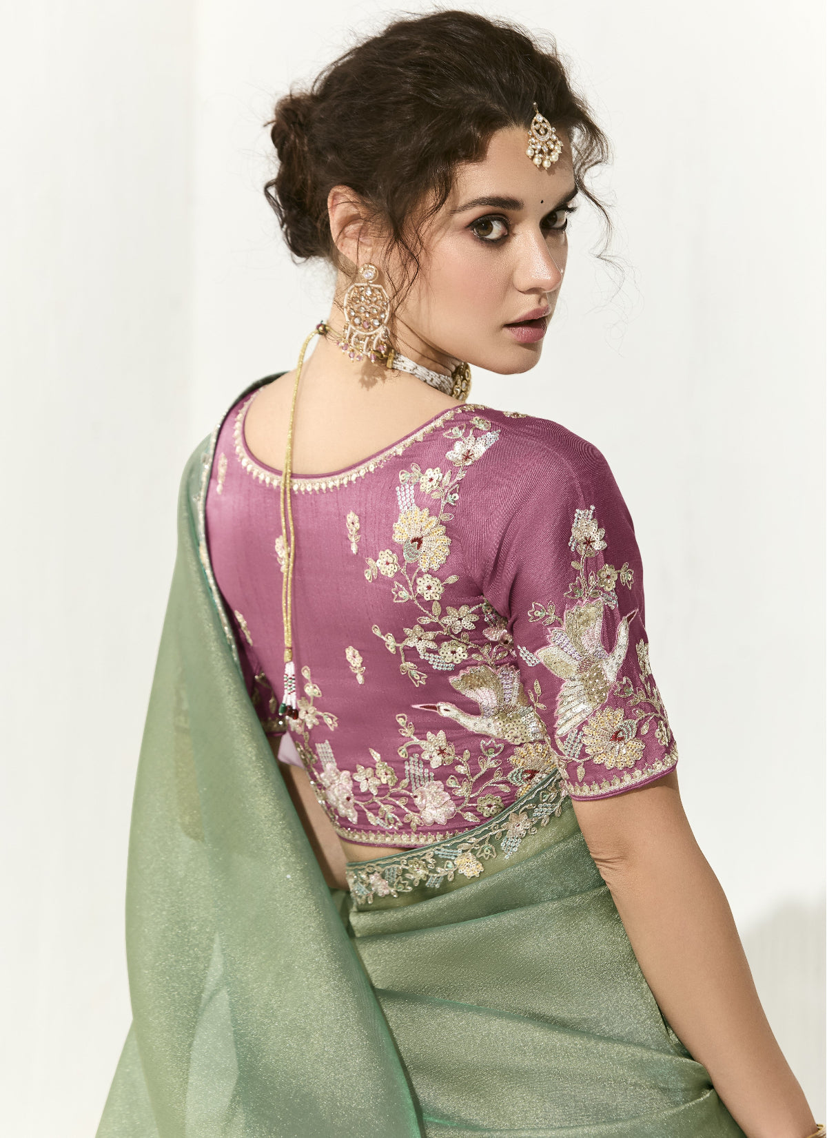 Shop Bridal Tissue Silk Sarees Online - STORI