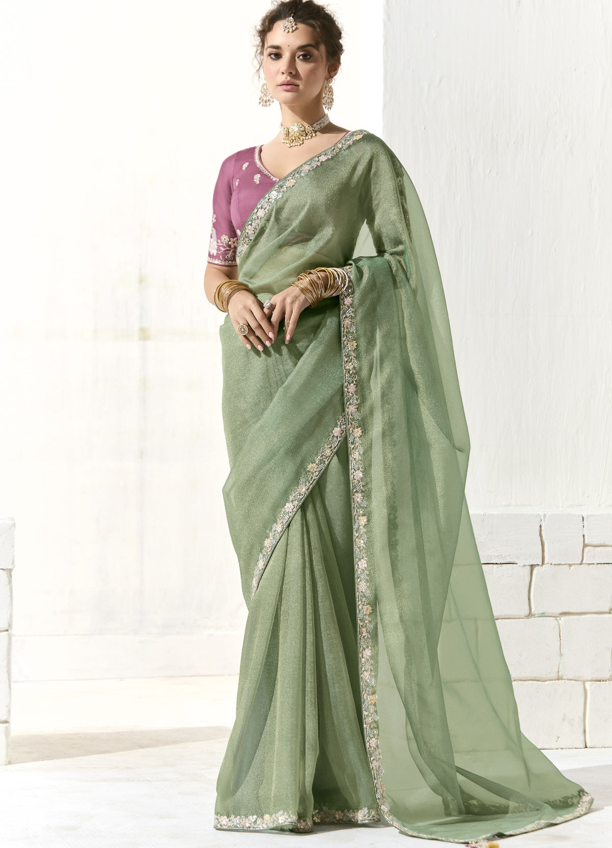 Shop Bridal Tissue Silk Sarees Online - STORI