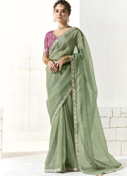 Shop Bridal Tissue Silk Sarees Online - STORI