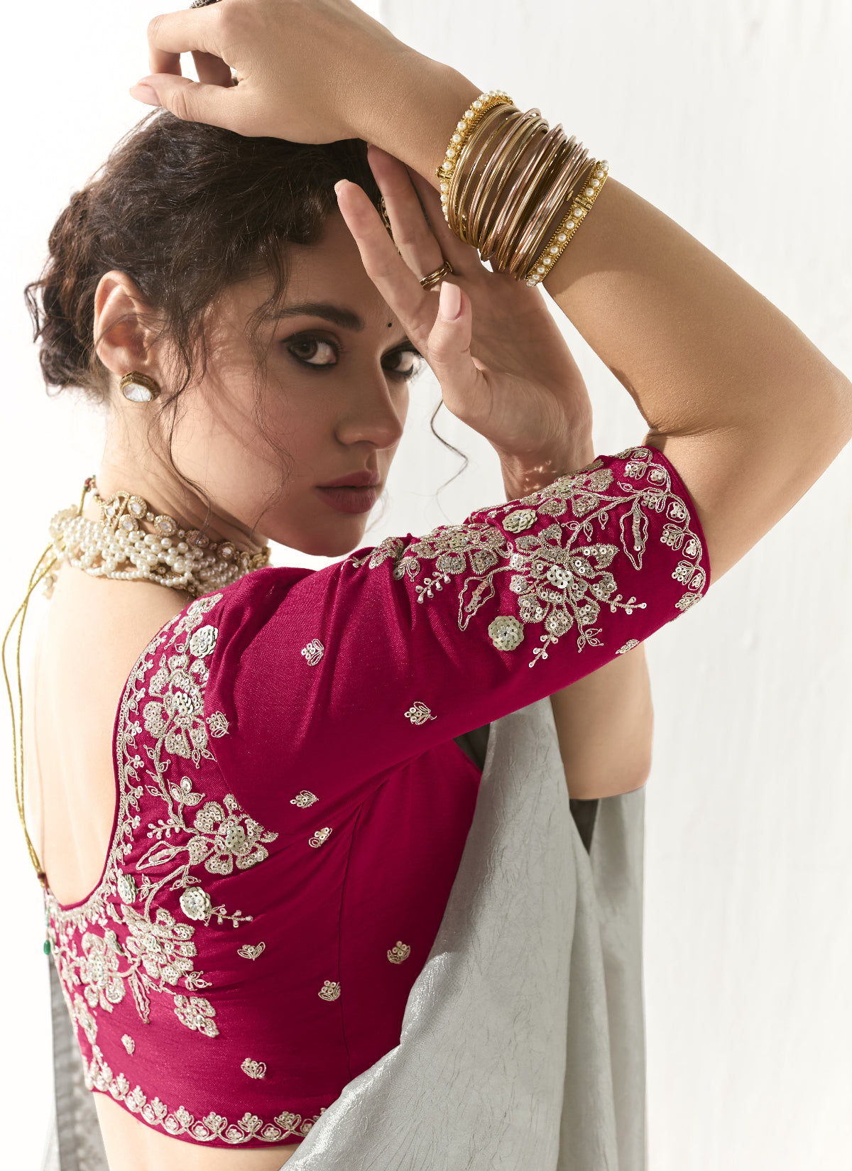 Shop Bridal Tissue Silk Sarees Online - STORI