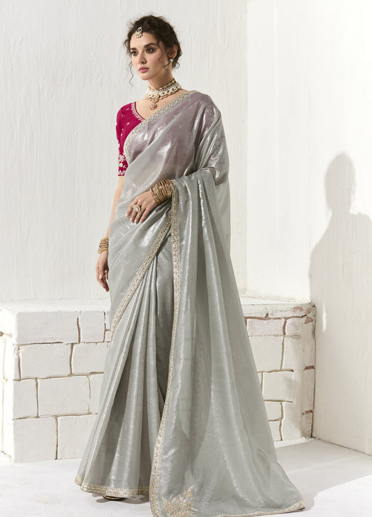 Shop Bridal Tissue Silk Sarees Online - STORI