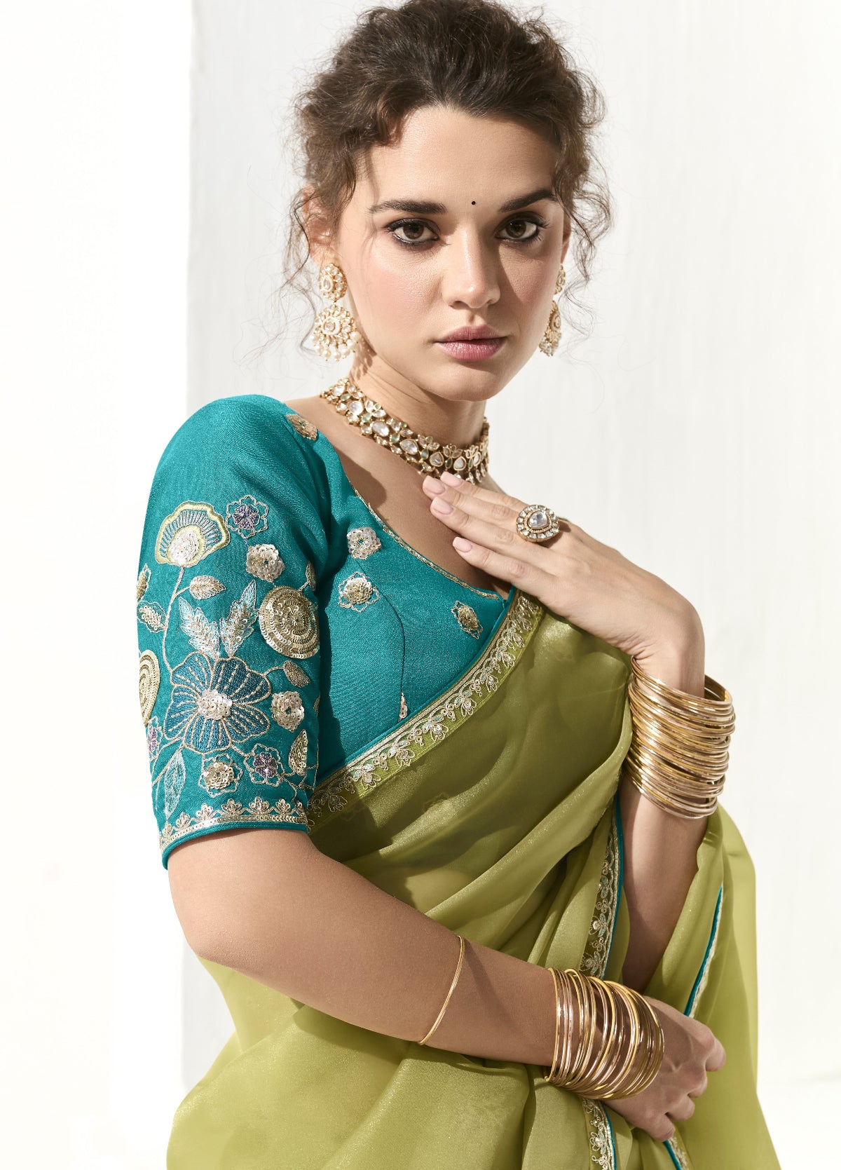 Shop Bridal Tissue Silk Sarees Online - STORI