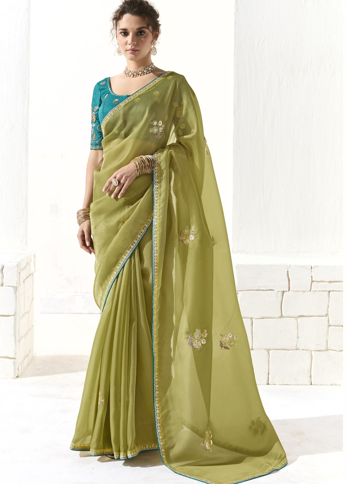Shop Bridal Tissue Silk Sarees Online - STORI
