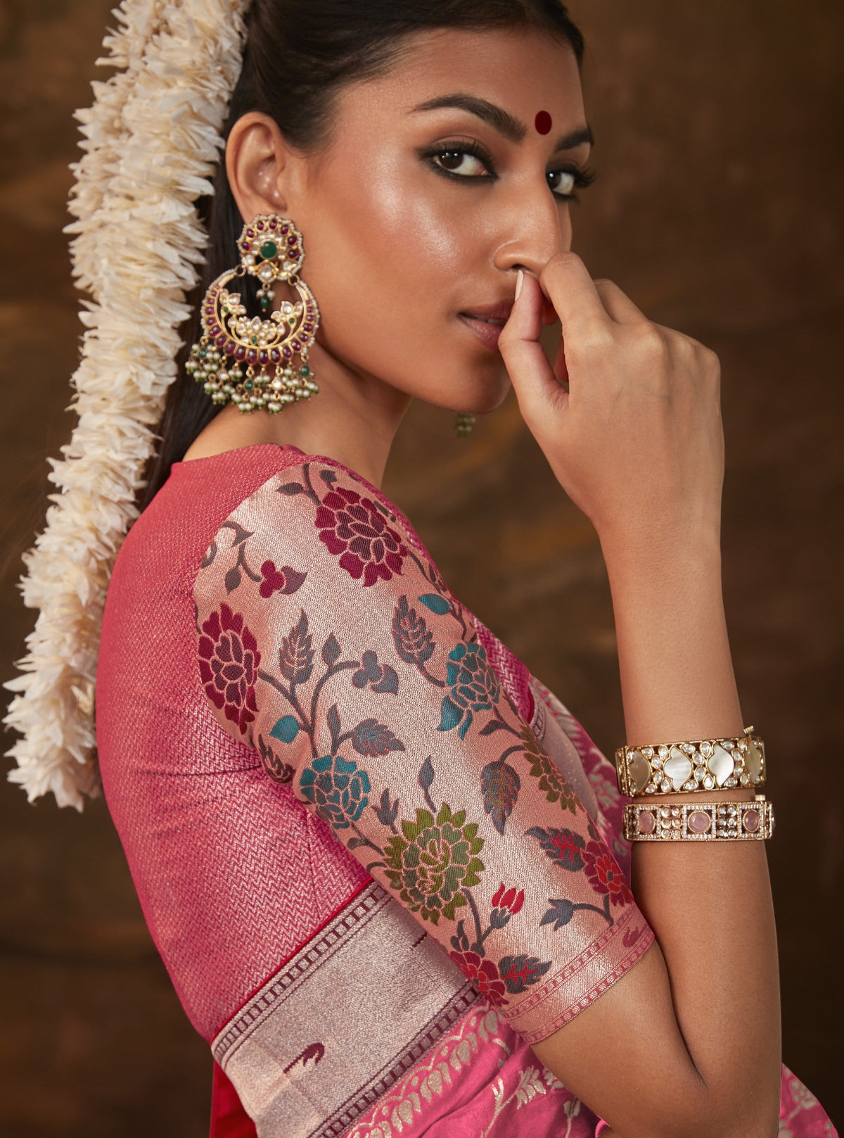 Shop Pink Paithani Saree Online at STORI.