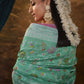 Shop Sea Green Paithani Saree Online at STORI.