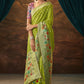 Shop Parrot Green Paithani Saree Online at STORI.