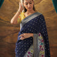 Shop Navy Blue Paithani Saree Online at STORI.