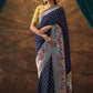 Shop Navy Blue Paithani Saree Online at STORI.