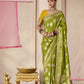 Mehendi Green Banarasi Silk Saree Online in India
