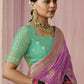 Mauve Banarasi Silk Saree Online in India