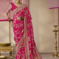 Rani Pink Banarasi Silk Saree Online in India