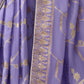Purple Banarasi Silk Saree Online in India