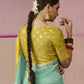 Sea Green Banarasi Silk Saree Online in India