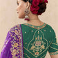 Ombre Purple Banarasi Silk Saree Online in India