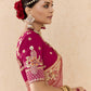 Ombre Peach Banarasi Silk Saree Online in India