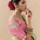 Ombre Mint Green Banarasi Silk Saree Online in India