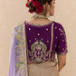 Ombre Beige Banarasi Silk Saree Onlne in India