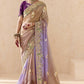 Ombre Beige Banarasi Silk Saree Onlne in India