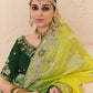 Ombre Light Green Banarasi Silk Saree Online in India