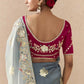 Ombre Grey Banarasi Silk Saree Online in India