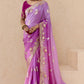 Ombre Pink Banarasi Silk Saree Online in India