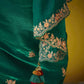 Shop Green Tissue Silk Sarees Online - STORI