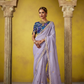 Shop Lavender Tissue Silk Sarees Online - STORI