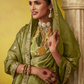 Shop Green Tissue Silk Sarees Online - STORI