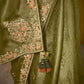 Shop Green Tissue Silk Sarees Online - STORI