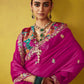 Shop Pink Tissue Silk Sarees Online - STORI