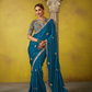 Shop Blue Tissue Silk Sarees Online - STORI