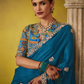 Shop Blue Tissue Silk Sarees Online - STORI