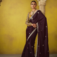 Shop Brown Tissue Silk Sarees Online - STORI