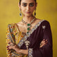 Shop Brown Tissue Silk Sarees Online - STORI