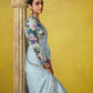 Shop Blue Tissue Silk Sarees Online - STORI