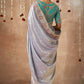 Shop Lilac Bridal Banarasi Sarees online at STORI