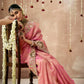 Shop Pink  Bridal Banarasi Sarees online at STORI
