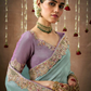 Shop Blue  Bridal Banarasi Sarees online at STORI