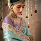 Shop Blue  Bridal Banarasi Sarees online at STORI