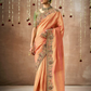 Shop Peach  Bridal Banarasi Sarees online at STORI