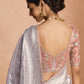 Shop Grey Banarasi Silk Sarees Online - STORI