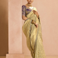 Shop Golden Banarasi Silk Sarees Online - STORI