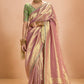 Shop Peach Banarasi Silk Sarees Online - STORI