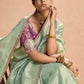 Shop Green  Banarasi Silk Sarees Online - STORI