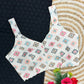Cambric Cotton Designer Blouse With Embroidery And Sequined Work