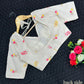 Khadi Cotton Designer Blouse With Multithread Embroidery