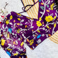 Kalamkari Printed Organza Long Sleeved Designer Blouse